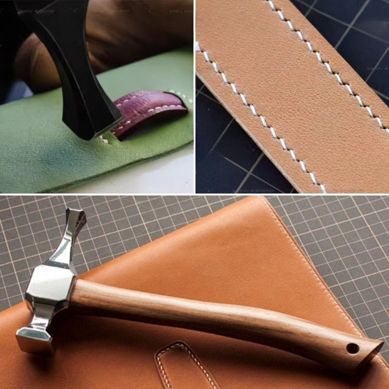Leatherwork Hammer - Leather Product Stainless Steel Hand Stitch