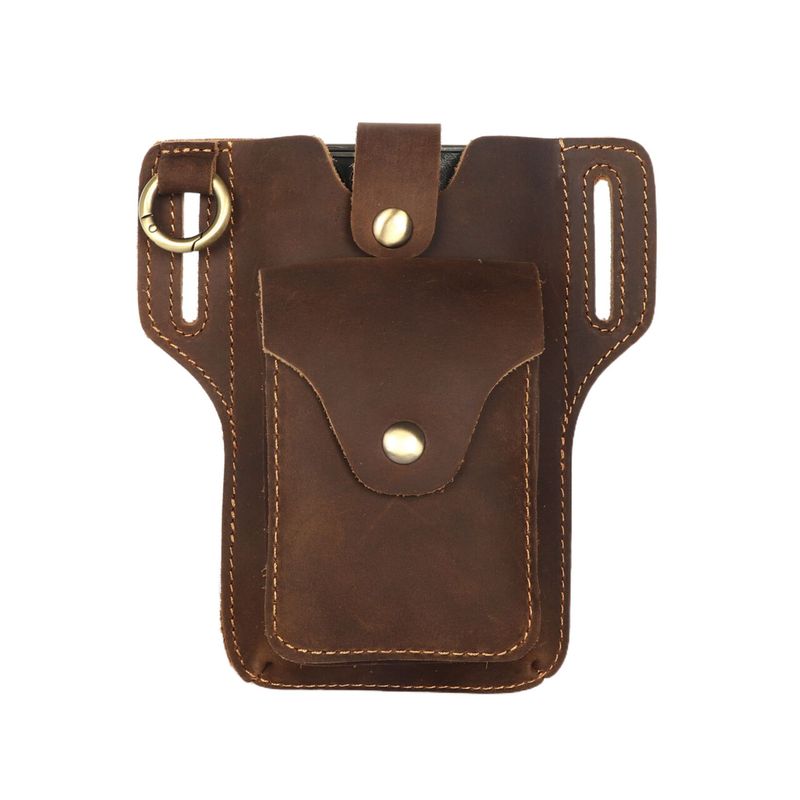 Leather Work Pants - New model Men's leather wallet for