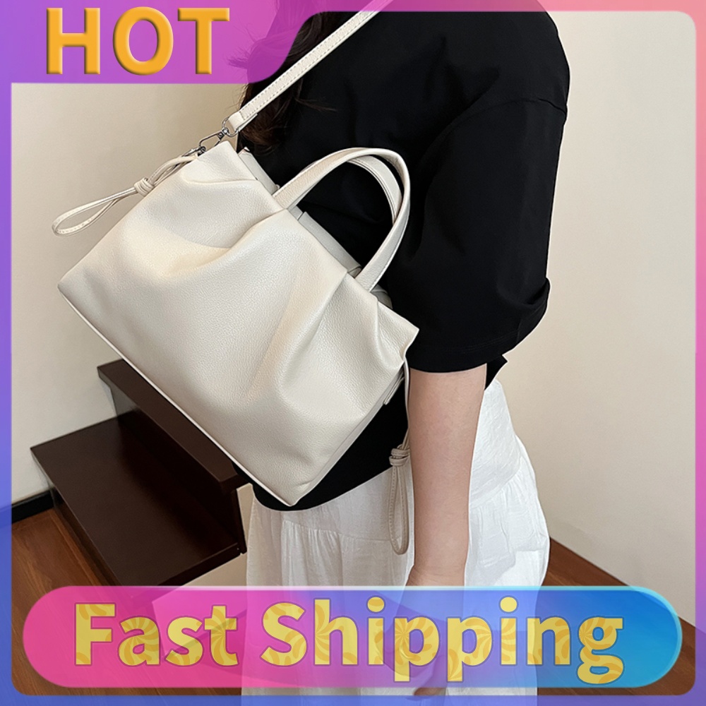 Leather Workshop - PU Leather Trendy Crossbody Bag Large