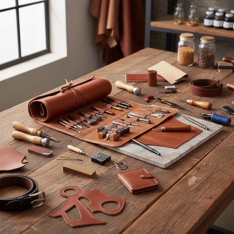 72 PCS Leather Crafting Suppli - огляд і ціна Leather Workshop