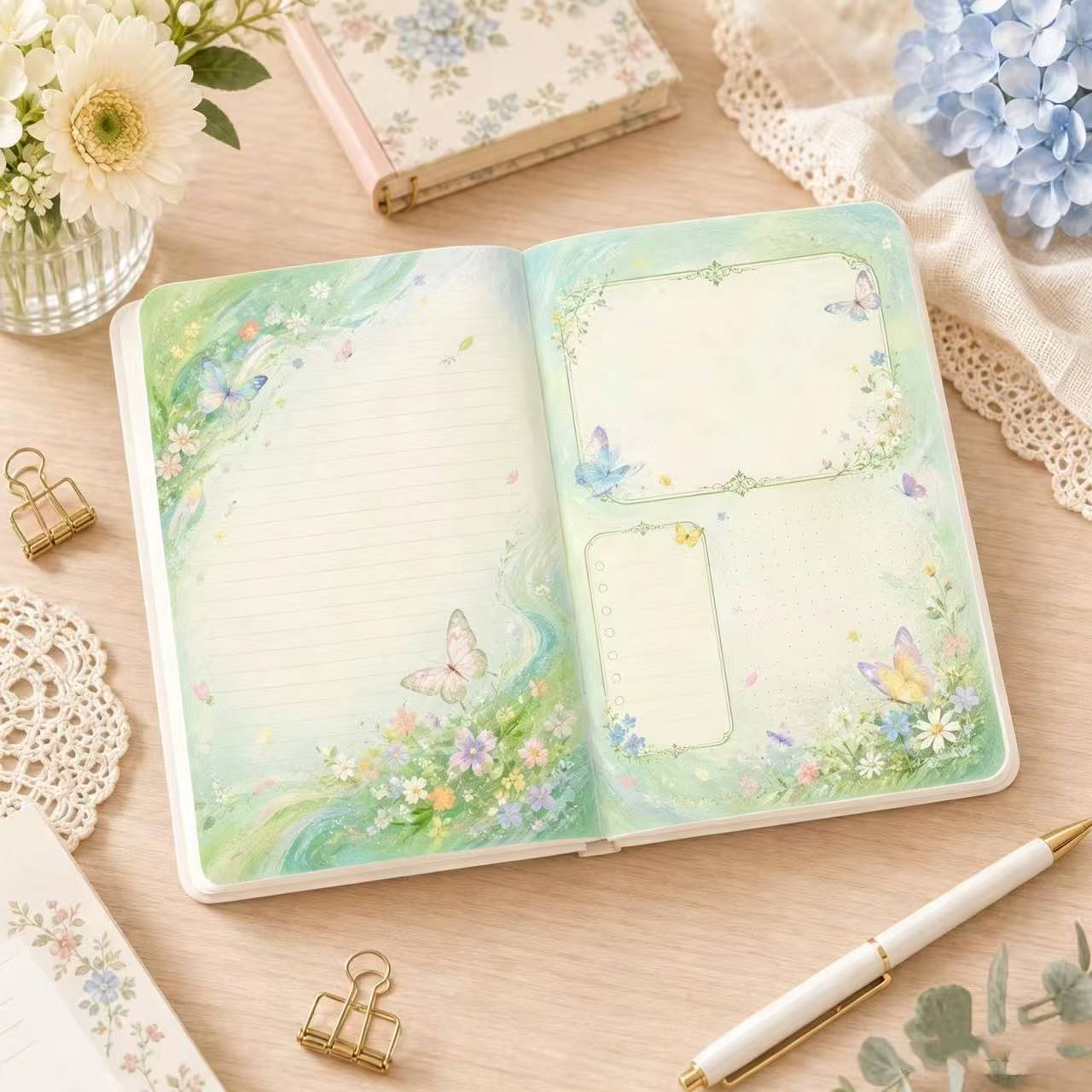 Vintage Butterfly Leather Note - огляд і ціна Leatherwork Books