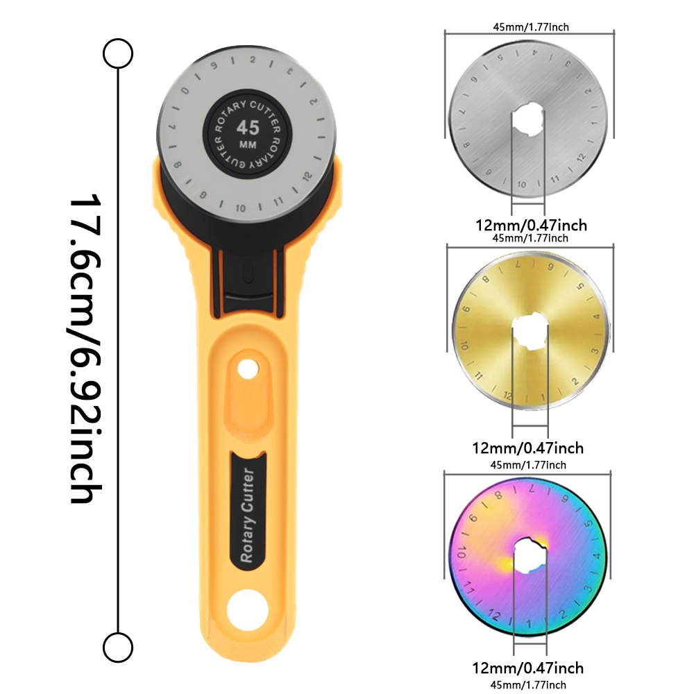 45mm Rotary Fabric Cutter Leat - огляд і ціна Leather Workshop