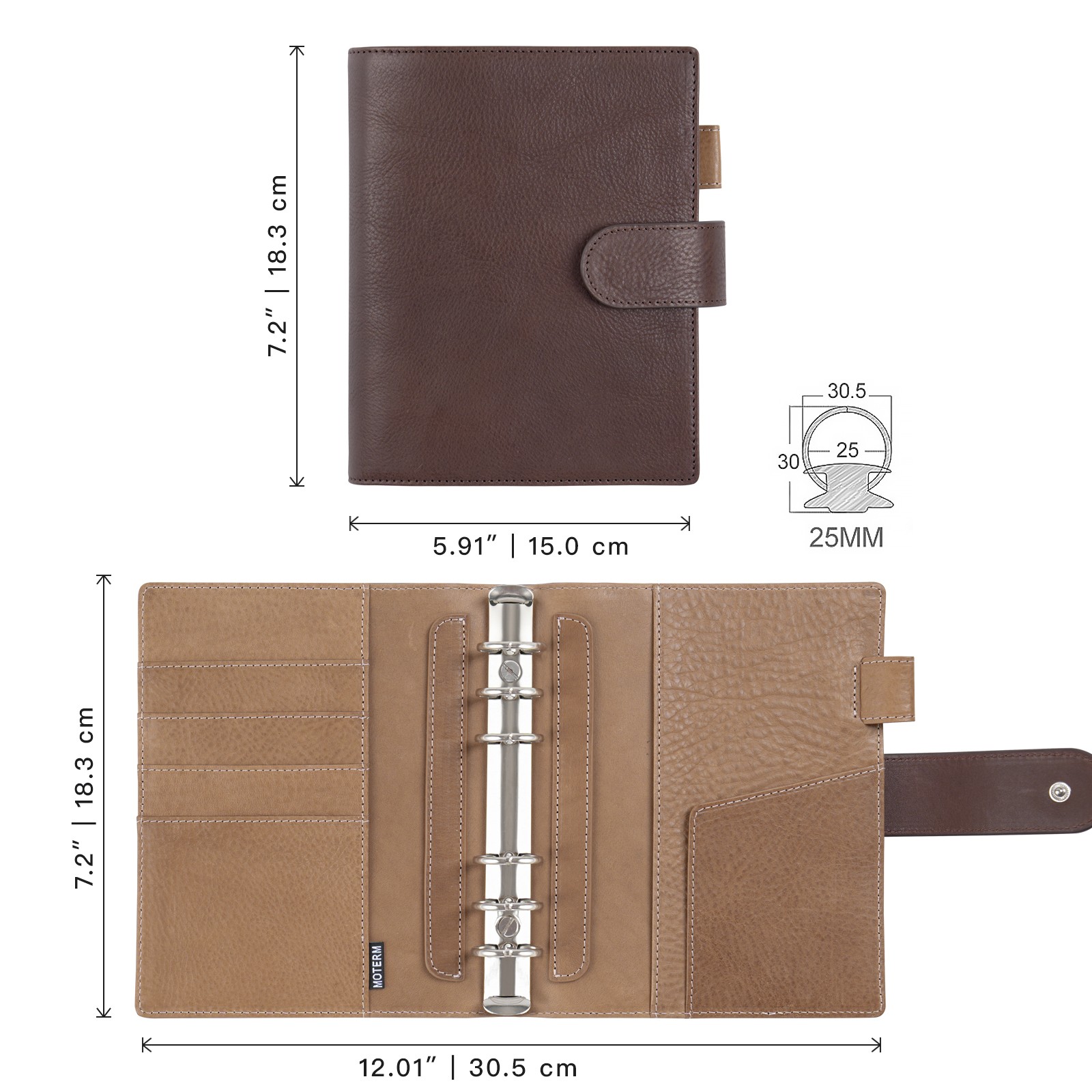 Moterm Franklin Covey Compact  - огляд і ціна Leatherwork Books
