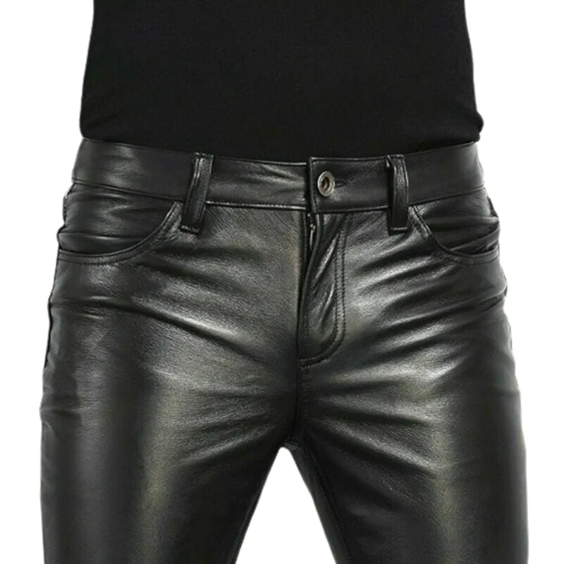 Choice PU Leather Pants Men's  - огляд і ціна Leather Work Pants