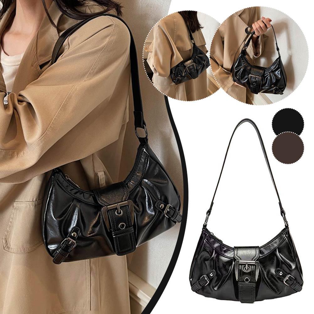 Y2K Retro Pleated Hobo Shoulde - огляд і ціна Leather Workshop