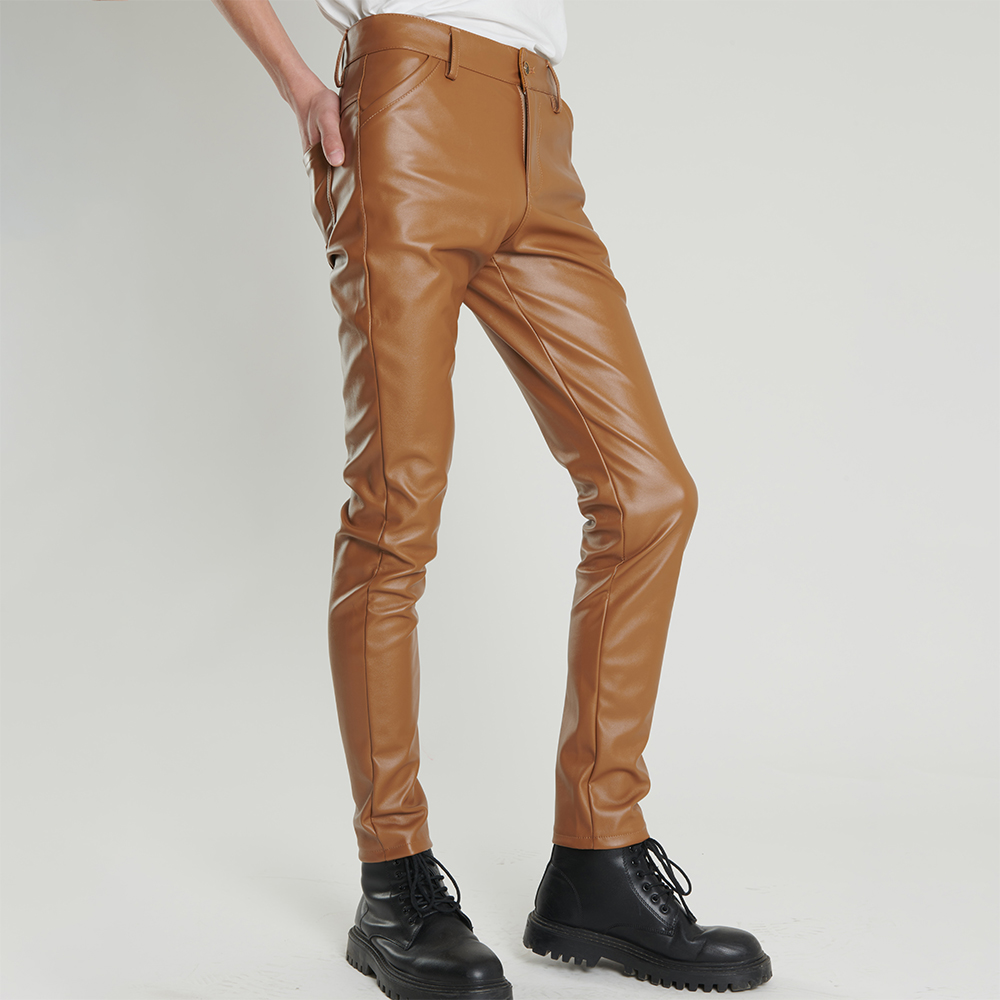 Men's Leather Pants Skinny Fit - огляд і ціна Leather Work Pants