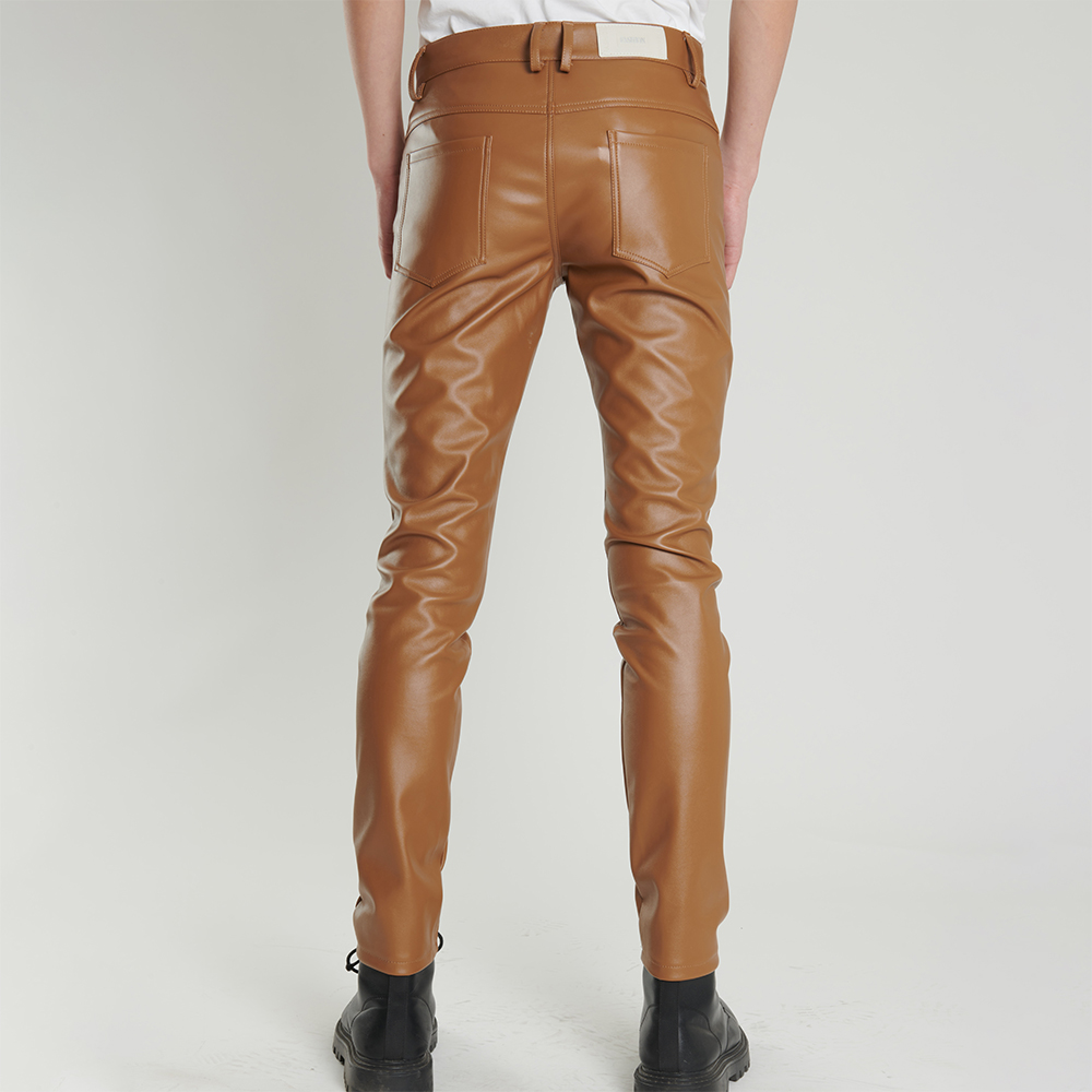 Men's Leather Pants Skinny Fit - огляд і ціна Leather Work Pants