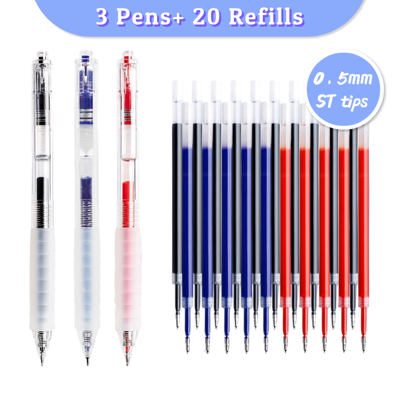 3 Pens 20 Refills Retractable  - огляд і ціна Pilot Pen G2