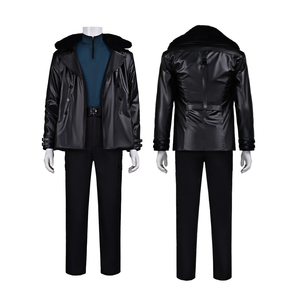 Game Leon Kennedy Re9 Evil Cos - огляд і ціна Leather Work Pants