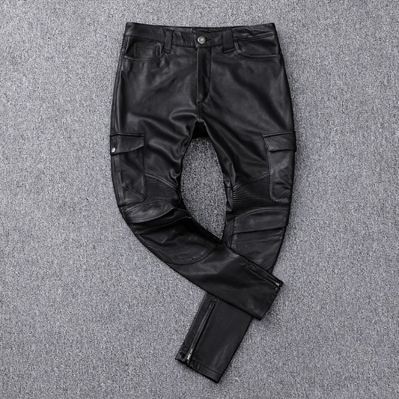 Black Winter Leather Trousers  - огляд і ціна Leather Work Pants