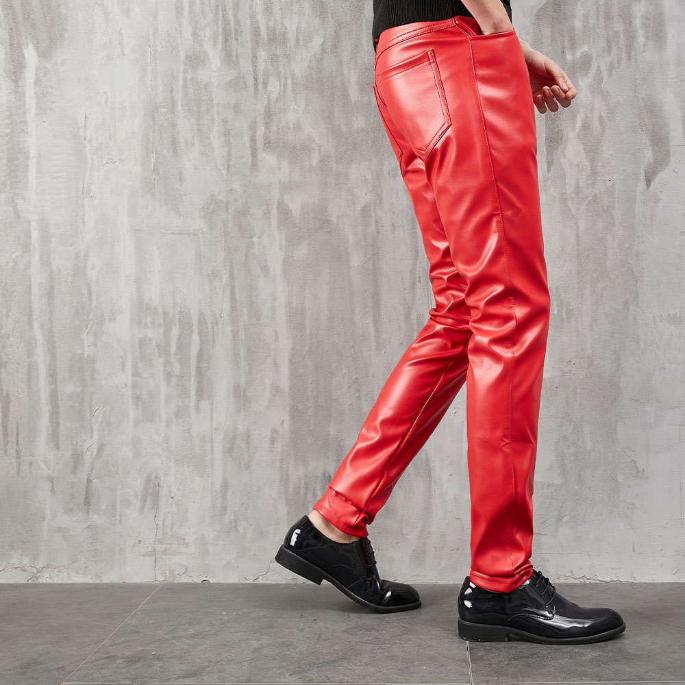 Men's Leather Pants Skinny Fit - огляд і ціна Leather Work Pants